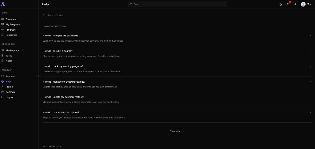 Nuerlo Help — searchable common questions
